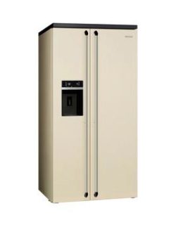 Smeg Sbs963P American Style Side By Side No Frost Fridge Freezer